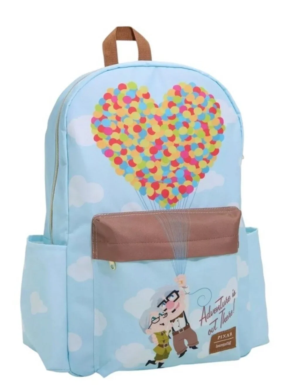 Loungefly UP Ellie Carl Heart Balloons FULL Size Backpack Adventures NWT